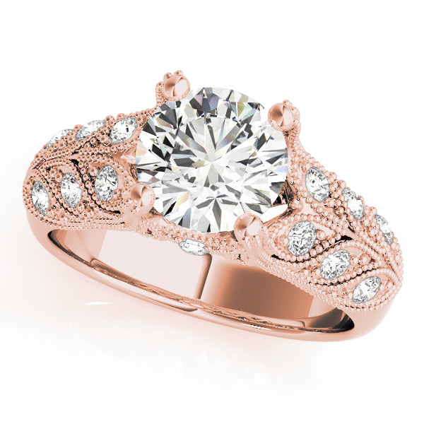 Round Diamond Engagement Ring · 0.70 ct tw