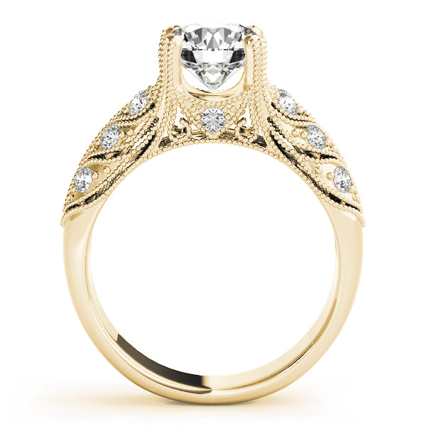 Round Antique Diamond Engagement Ring · 1.70 ct tw