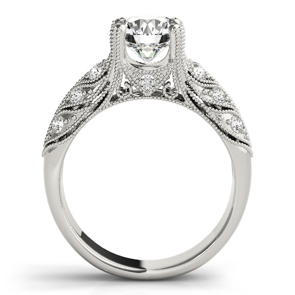 Round Antique Diamond Engagement Ring · 1.70 ct tw