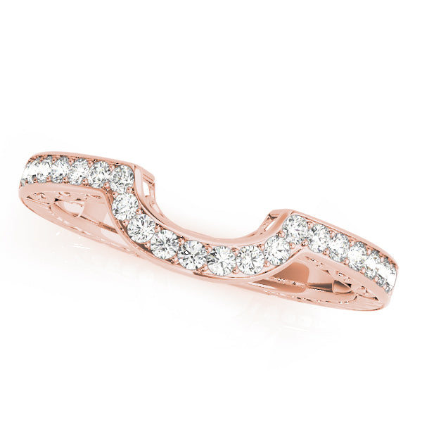 Curved Diamond Wedding Band · 0.23 ct tw