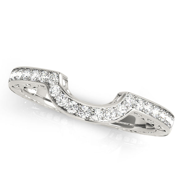 Curved Diamond Wedding Band · 0.23 ct tw