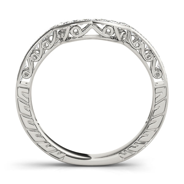 Curved Diamond Wedding Band · 0.23 ct tw