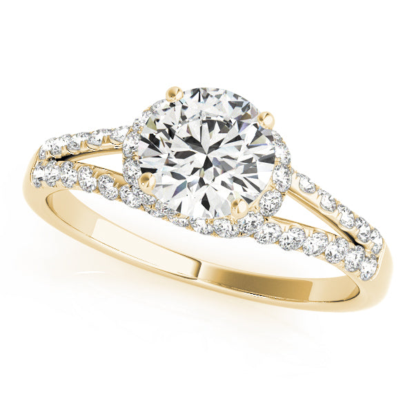 Round Multi-Row Diamond Engagement Ring · 1.34 ct tw