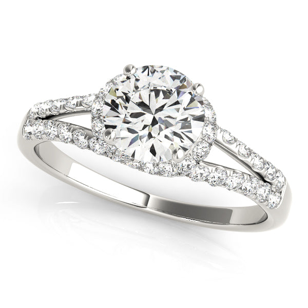 Round Multi-Row Diamond Engagement Ring · 1.34 ct tw