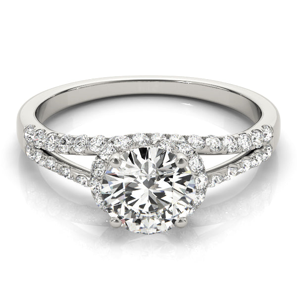 Round Multi-Row Diamond Engagement Ring · 1.34 ct tw