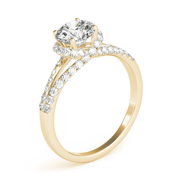 Round Multi-Row Diamond Engagement Ring · 1.34 ct tw
