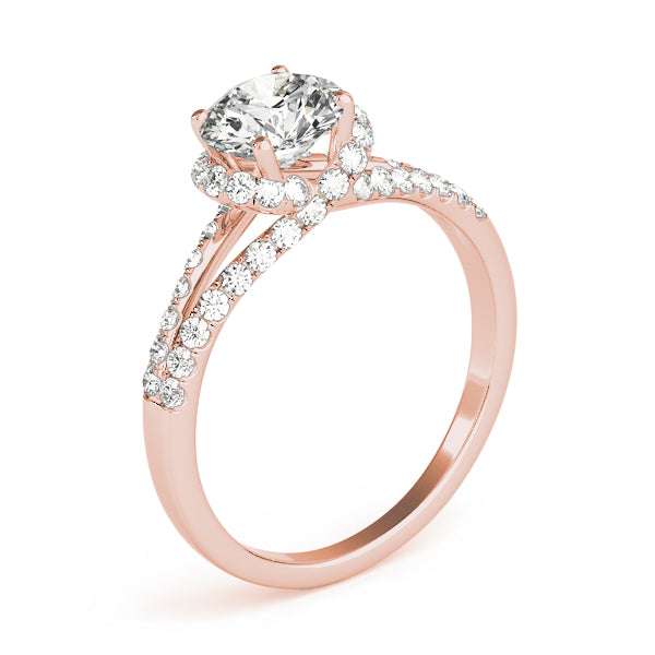 Round Multi-Row Diamond Engagement Ring · 1.34 ct tw