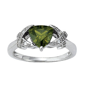 Trillion Gemstone Fashion Ring · 0.03 ct tw