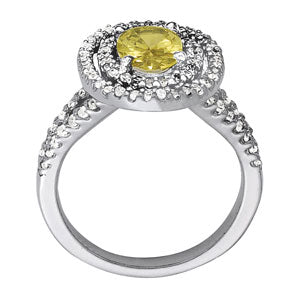 Oval Gemstone Fashion Ring · 0.81 ct tw