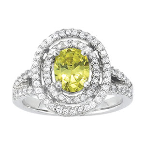 Oval Gemstone Fashion Ring · 0.81 ct tw