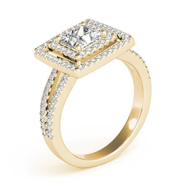 Square Princess & Cushion Gemstone Fashion Ring · 0.57 ct tw