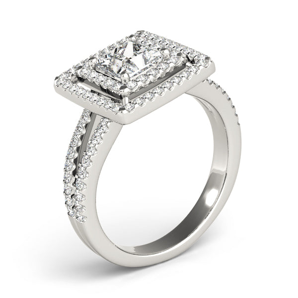 Square Princess & Cushion Gemstone Fashion Ring · 0.57 ct tw