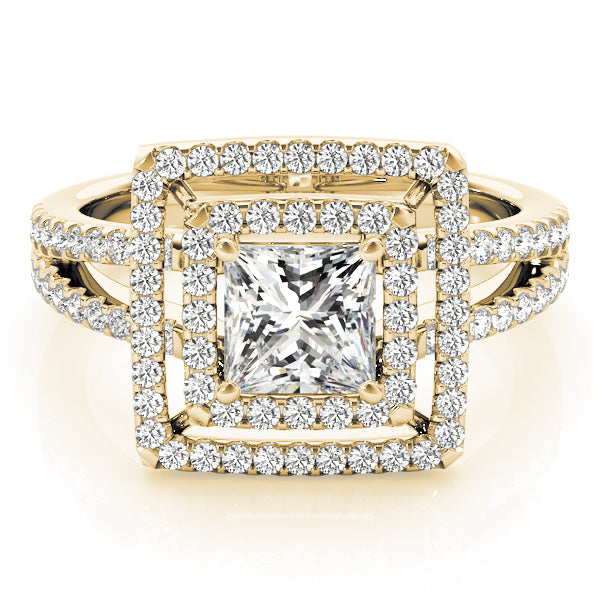 Square Princess & Cushion Gemstone Fashion Ring · 0.57 ct tw
