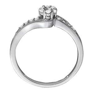 Diamond Cluster Fashion Ring · 0.24 ct tw