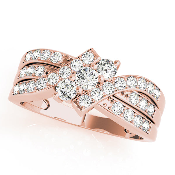 Round Three-Stone Diamond Engagement Ring · 0.50 ct tw