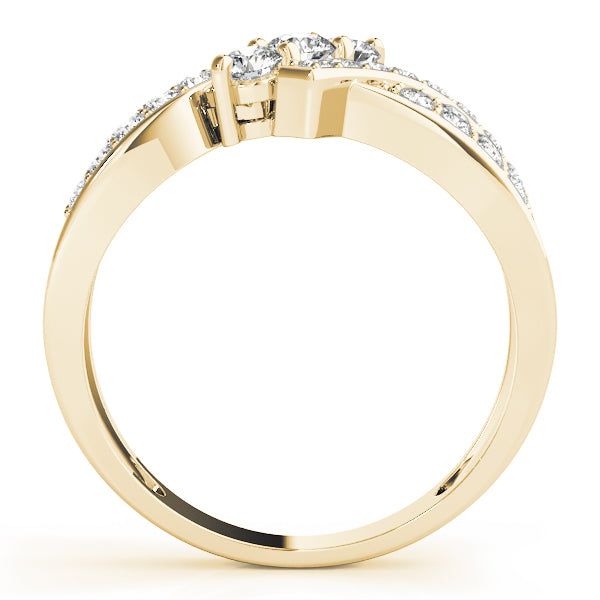 Round Three-Stone Diamond Engagement Ring · 0.50 ct tw