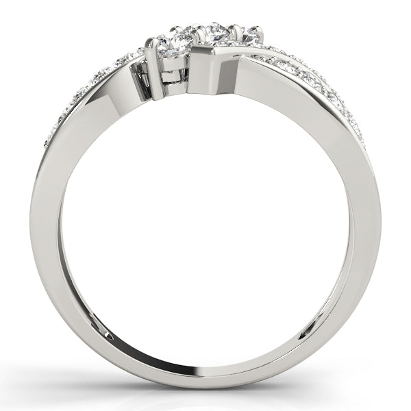 Round Three-Stone Diamond Engagement Ring · 0.50 ct tw