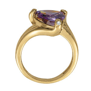 Trillion Gemstone Fashion Ring · 0.03 ct tw