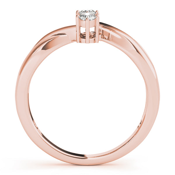 Round Three-Stone Diamond Engagement Ring · 0.09 ct tw