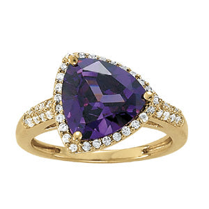 Trillion Gemstone Fashion Ring · 0.23 ct tw