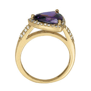 Trillion Gemstone Fashion Ring · 0.23 ct tw