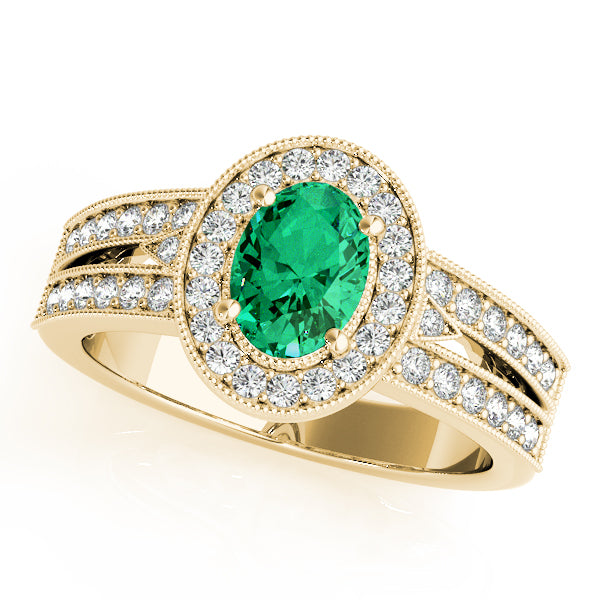Oval Gemstone Fashion Ring · 0.23 ct tw