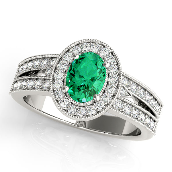 Oval Gemstone Fashion Ring · 0.23 ct tw