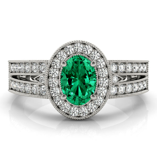 Oval Gemstone Fashion Ring · 0.23 ct tw