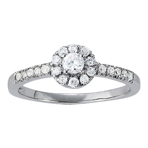 Round Diamond Cluster Fashion Ring · 0.25 ct tw