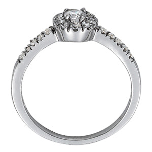 Round Diamond Cluster Fashion Ring · 0.25 ct tw