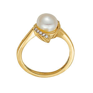 Pearl Gemstone Fashion Ring · 0.07 ct tw