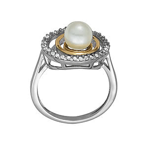 Pearl Gemstone Fashion Ring · 0.17 ct tw