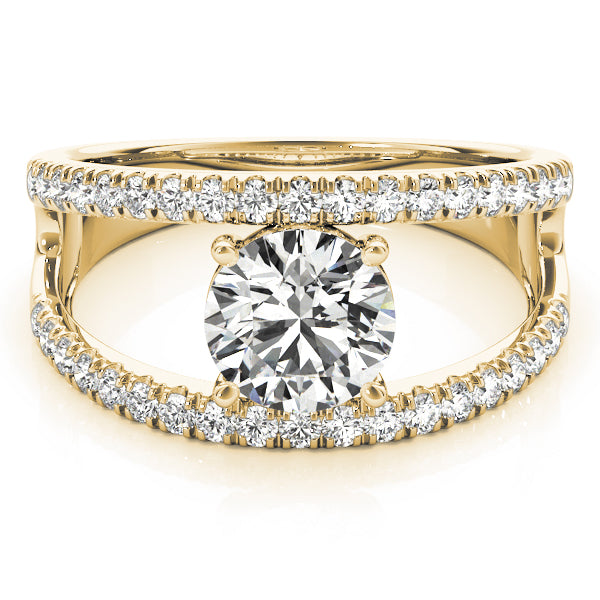 Round Multi-Row Diamond Engagement Ring · 1.28 ct tw