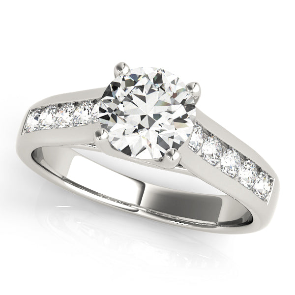 Round Trellis Diamond Engagement Ring · 1.40 ct tw