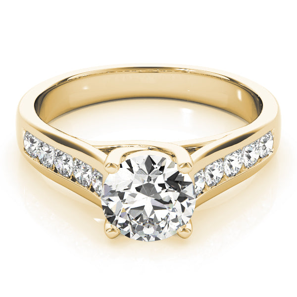 Round Trellis Diamond Engagement Ring · 1.05 ct tw