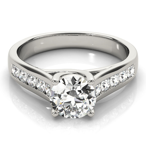 Round Trellis Diamond Engagement Ring · 1.05 ct tw