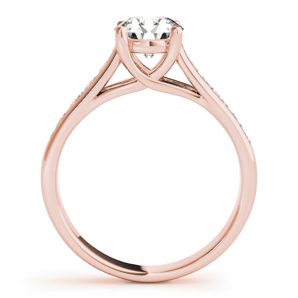 Round Trellis Diamond Engagement Ring · 1.05 ct tw