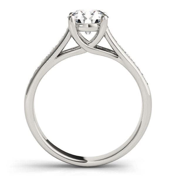 Round Trellis Diamond Engagement Ring · 0.41 ct tw