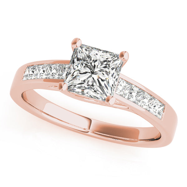 Square Trellis Diamond Engagement Ring · 1.00 ct tw