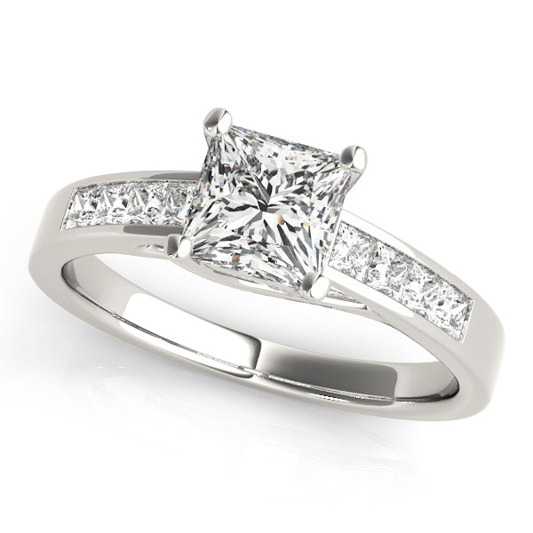 Square Trellis Diamond Engagement Ring · 1.00 ct tw