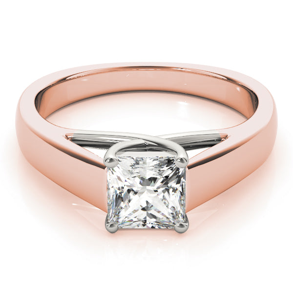 Square Trellis Diamond Engagement Ring · 0.75 ct tw