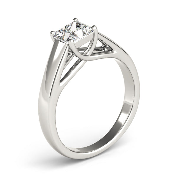 Square Trellis Diamond Engagement Ring · 0.75 ct tw