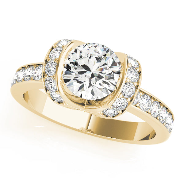 Round Single Row Prong Set Diamond Engagement Ring · 1.48 ct tw