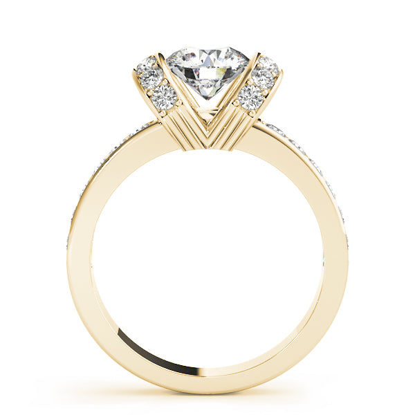 Round Single Row Prong Set Diamond Engagement Ring · 1.48 ct tw