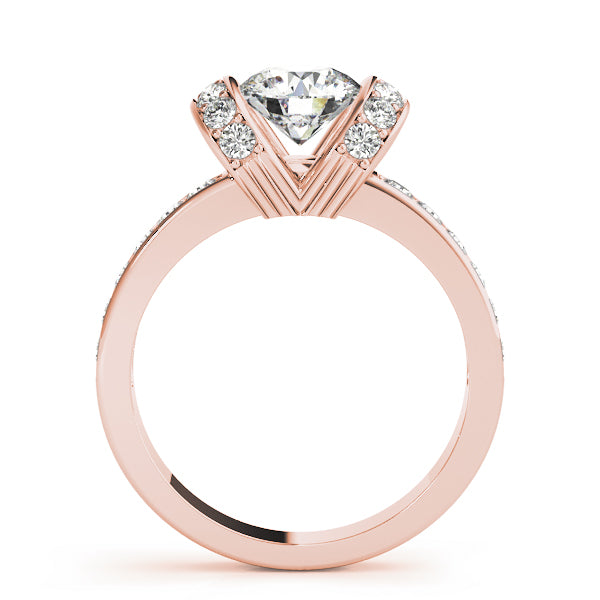 Round Single Row Prong Set Diamond Engagement Ring · 1.48 ct tw