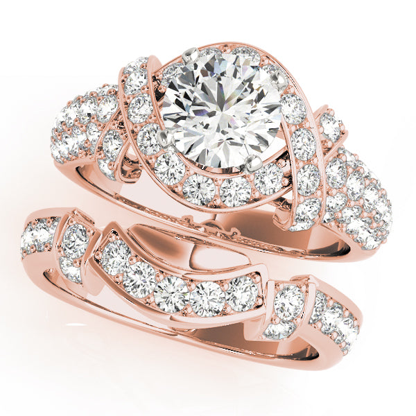 Round Multi-Row Diamond Engagement Ring · 1.58 ct tw