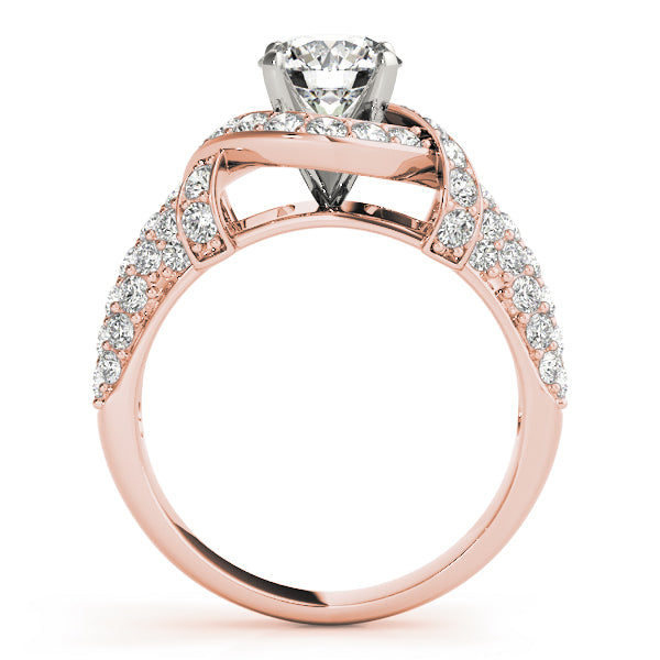 Round Multi-Row Diamond Engagement Ring · 1.58 ct tw