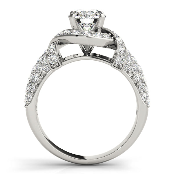 Round Multi-Row Diamond Engagement Ring · 1.58 ct tw