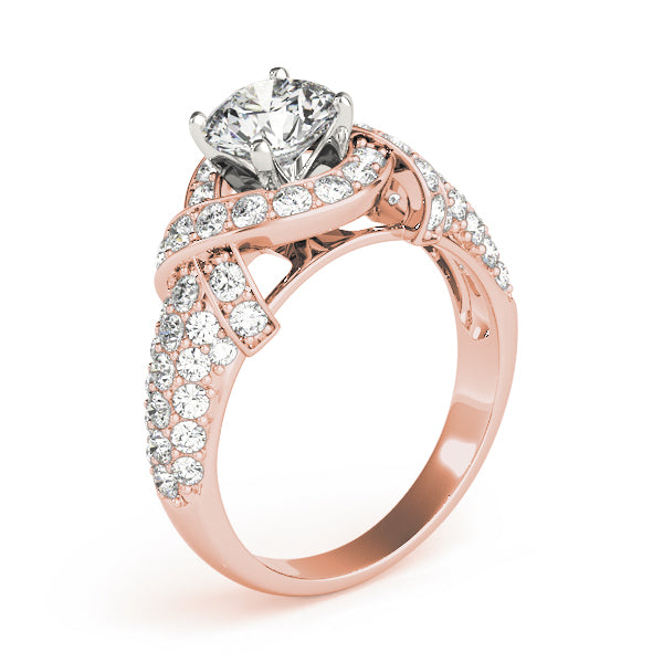 Round Multi-Row Diamond Engagement Ring · 1.58 ct tw