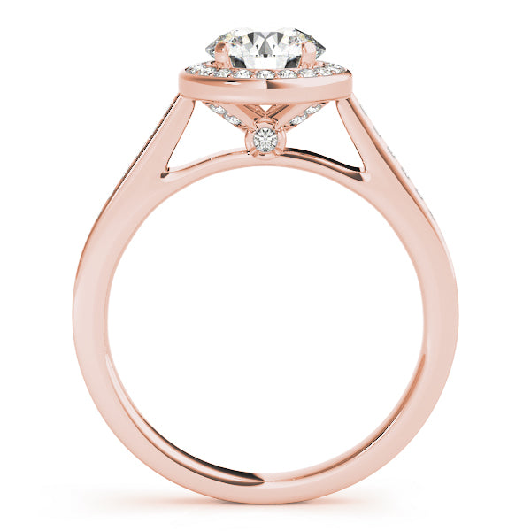 Round Halo Diamond Engagement Ring · 1.83 ct tw
